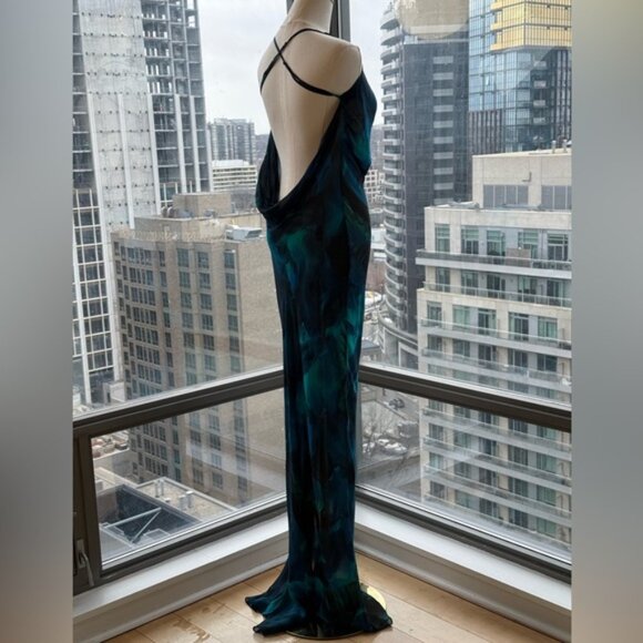 🆕 RAT & BOA 🧿 NWOT Rafinha Maxi Dress, Blue Green, Sz XL US 10 - Picture 9 of 15